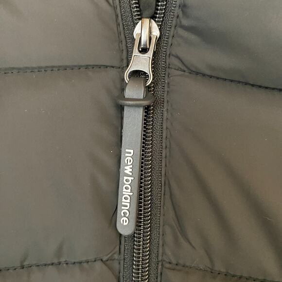 New Balance Mens Puffer Quilted Coat Jacket 2X Black Water Wind Resistant NWOT - Picture 5 of 11